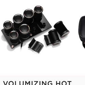 T3 Volumizing Hot Rollers LUXE
 - Black Hair Volumizing Hot Rollers